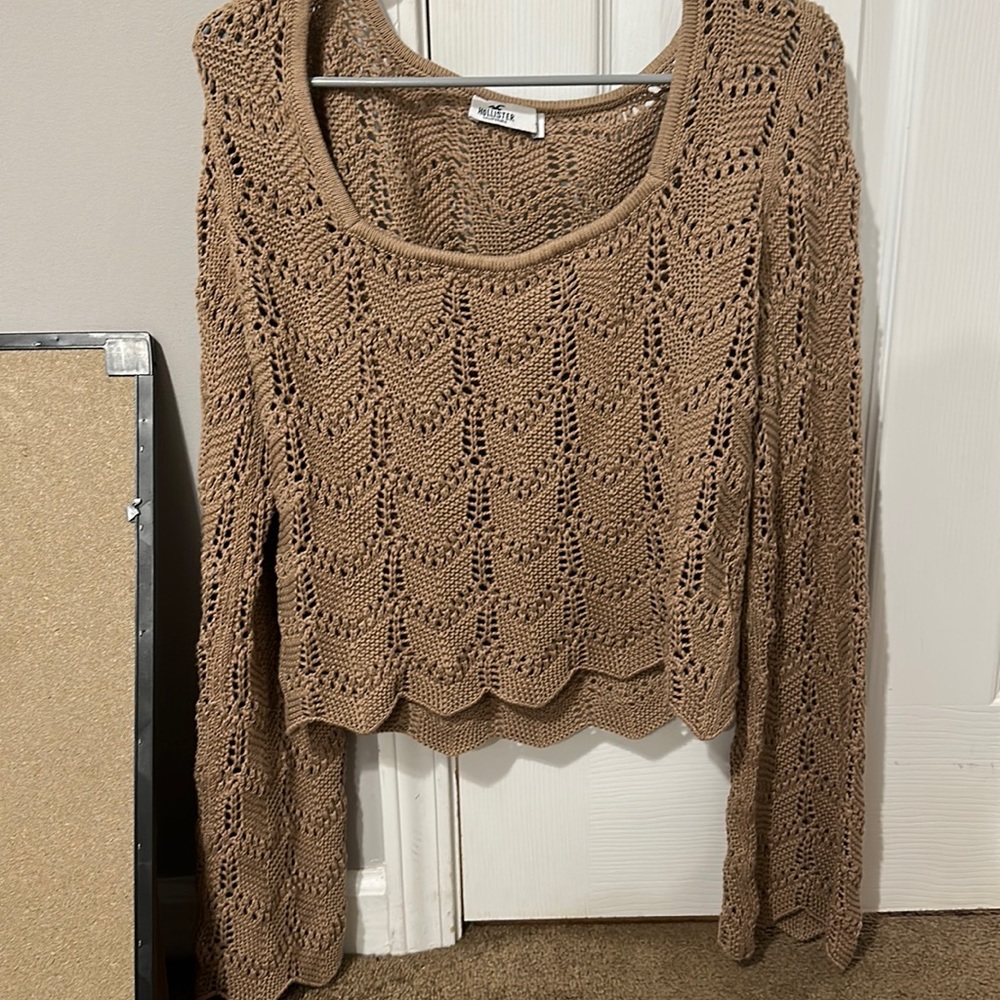 Hollister Crotchet Sweater Top